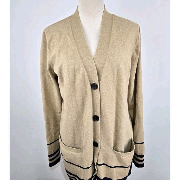 Duluth Womens Cardigan Sweater Large Pockets Cotton Blend Cabincore Gorpcore - Picture 2 of 7